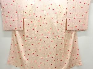 アンティーク　菊に楓模様長襦袢